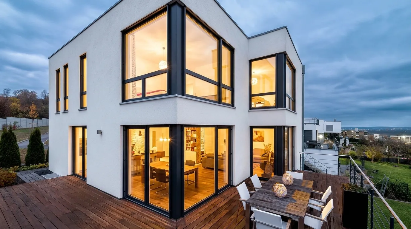 Vorher: Fenster ohne Jalousie
