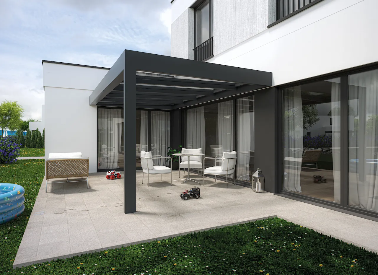 Terrassendach Ansicht 1
