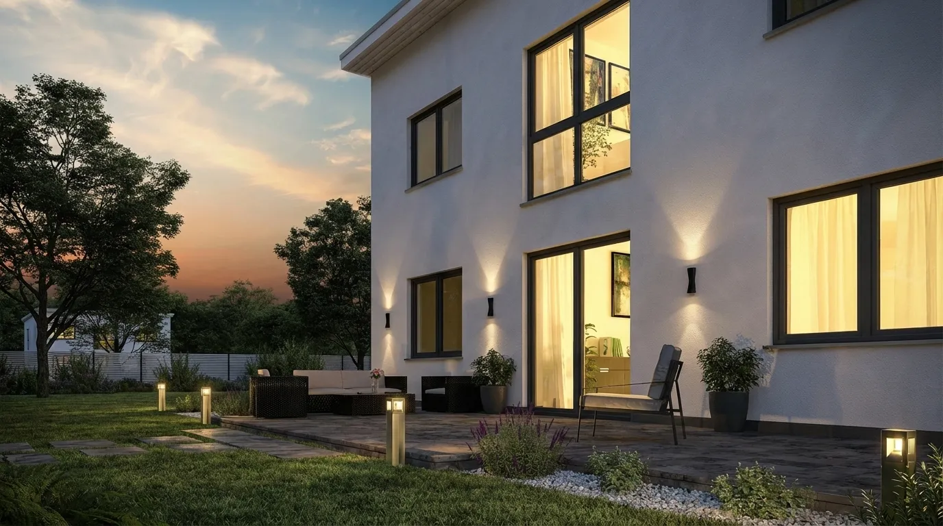 Vorher: Terrasse ohne Überdachung